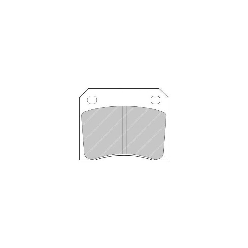 Ferodo DS3000 achterremblokken voor AC 428 4.1 01.67 - 12.74 LUCAS/TRW remklauw - F-CP815R - FCP815R - 3661768069844