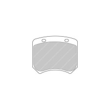 Ferodo 4003 remblokken achter voor CATERHAM standaard AP up-grade 01.97 - LOCKHEED remklauw - F-CP825C - FCP825C - 3661768324035