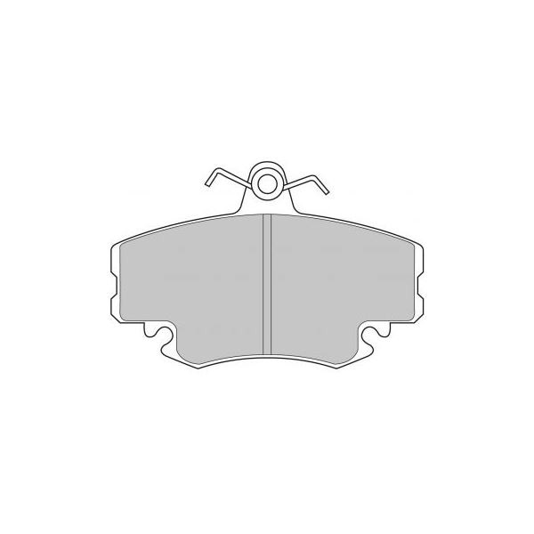 Plaquettes de Frein Ferodo DS4003 Avant Peugeot 205 / 309 Renault Clio / R5 GT Turbo - F-CP845R - FCP845R - 3661768324042