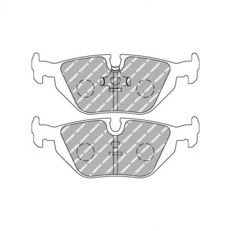 Ferodo DS 2500 brake pads rear for BMW 3 Series 316i 09.90 - 12.98 caliper ATE