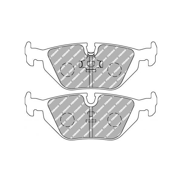 Pastiglie Freno Ferodo DS2500 Posteriore BMW E36 / E46 / E34 / E39 - F-CP850H - FCP850H - 3661768069950