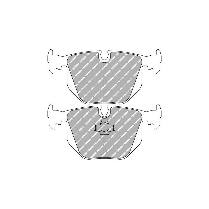 Ferodo DS2500 remblokken achter voor BMW M3 3.2 i M3 04.95 - 04.99 remklauw ATE - F-CP857H - FCP857H - 3661768069998