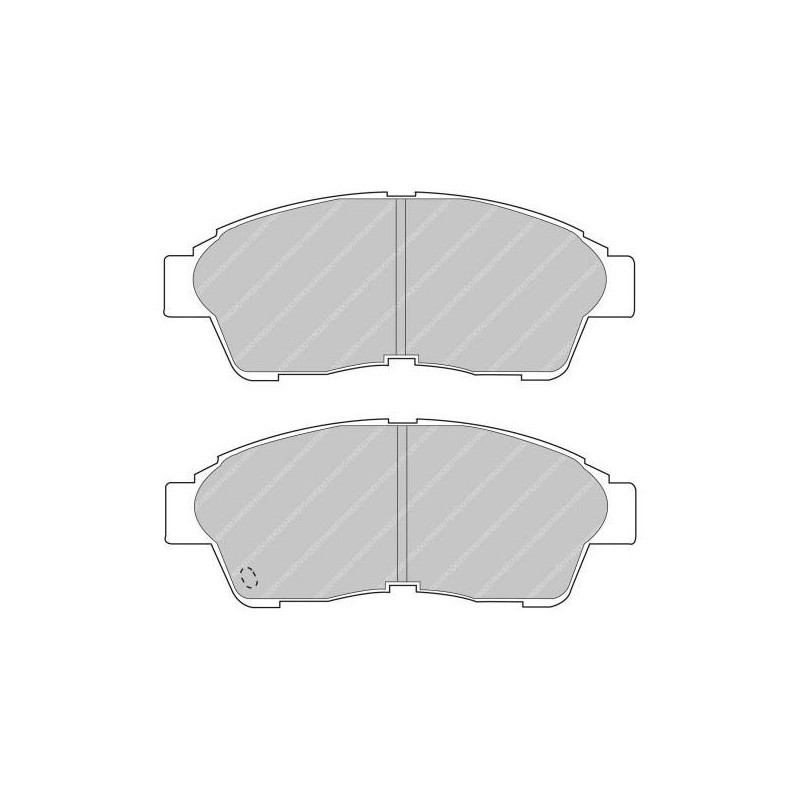 Ferodo DS2500 remblokken voor TOYOTA Camry 2.0 10.91 - 12.92 AKEBONO remklauw - F-CP867H - FCP867H - 3661768070031
