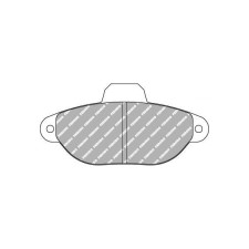Ferodo DS3000 remblokken voor FIAT Cinquecento 0.7 03.92 - 09.94 BENDIX remklauw - F-CP925R - FCP925R - 3661768070154