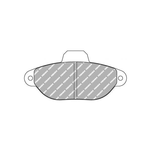 Ferodo DS2500 Front Brake Pads Fiat Cinquecento Sport - F-CP925R - FCP925R - 3661768070154