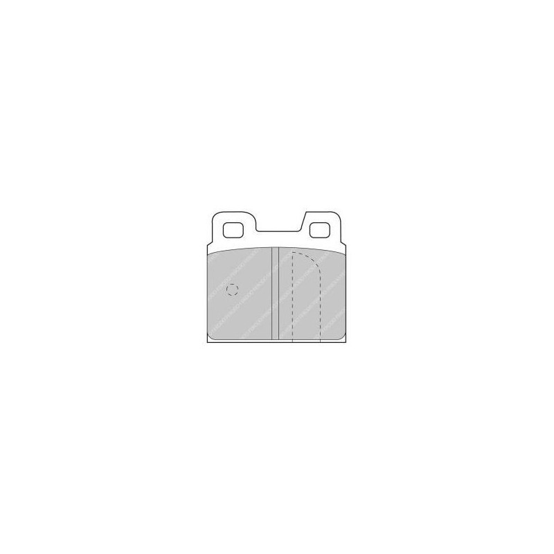 Ferodo DS2500 remblokken achter voor ALFA ROMEO 75 1.6 09.90 - 12.92 remklauw ATE - F-CP93H - FCP93H - 3661768070178