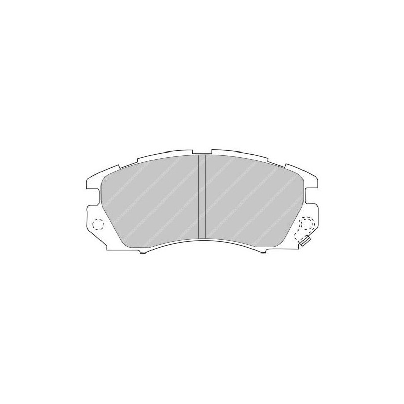 Ferodo DS3000 remblokken voor SUBARU Impreza 2.0 GC8 (Turbo) 16V 01.94 - 08.98 remklauw AKEBONO - F-CP948R - FCP948R - 3661768070208