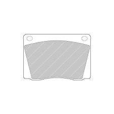 Ferodo DS3000 voorremblokken voor AC 428 4.1 01.67 - 12.74 LUCAS/TRW remklauw - F-CP9R - FCP9R - 3661768070284