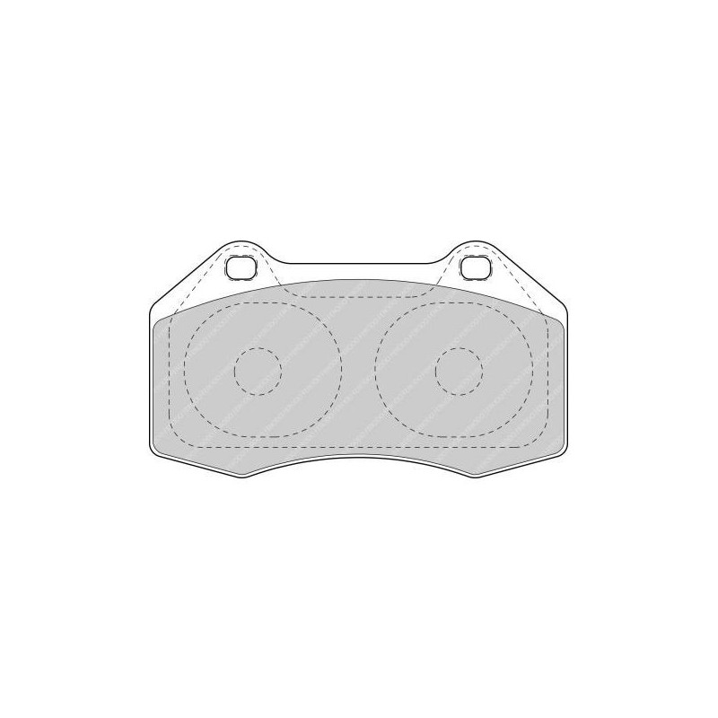 Ferodo DS Performance remblokken voor RENAULT Clio 2.0 i RS 02.06 - remklauw BREMBO - F-DS1667 - FDS1667 - 3661768292082