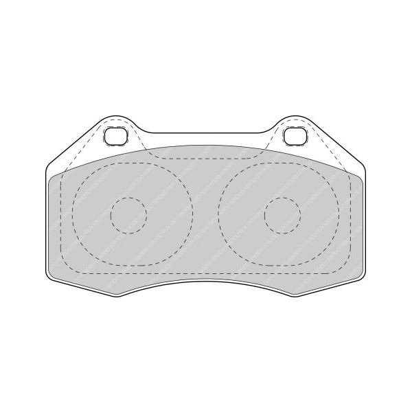 Brake Pads  Ferodo DS Performance Front Renault Clio 3 RS / Mégane 2 RS - F-DS1667 - FDS1667 - 3661768292082