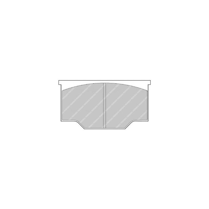 Remblokken Ferodo DS3000 Lucas remklauw - F-RP101R - FRP101R - 3661768070307