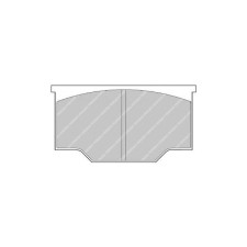 Remblokken Ferodo DS3000 Lucas remklauw - F-RP101R - FRP101R - 3661768070307