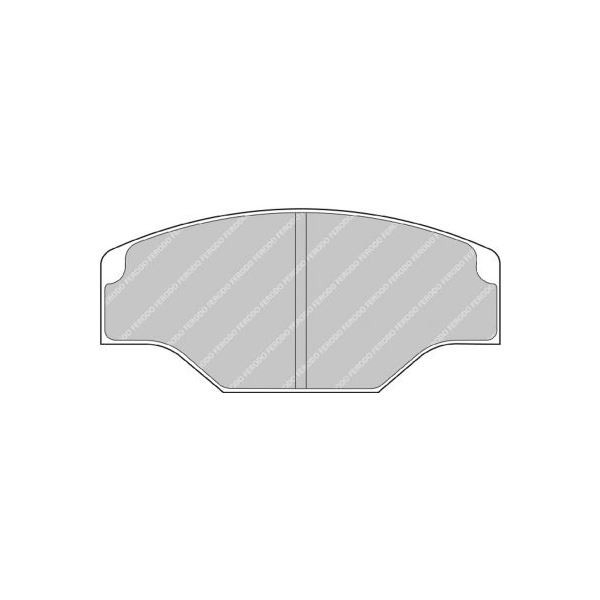 Plăcuțe de frână Ferodo DS2500 față pentru CATERHAM de serie AP, versiune îmbunătățită  01.97 - - F-RP201H - FRP201H - 3661768070383
