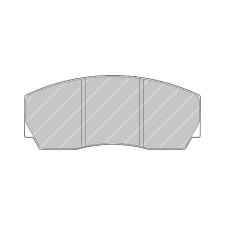 Ferodo DS2500 remblokken achter voor CHEVROLET CORVETTE C6.R FIA GT3 01.05 - remklauw BREMBO - F-RP212H - FRP212H - 3661768070420