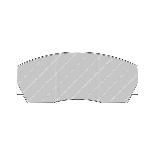 Brake Pads  Ferodo DS3000 Caliper AP Racing CP3215 Back Shape Oreca - F-RP216R - FRP216R - 3661768070451