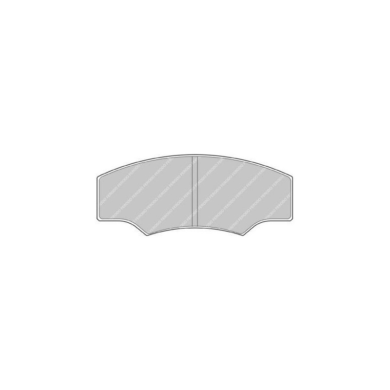 Ferodo DS3000 remblokken voor CITROEN Saxo 1.6 Challenge 02.96 - Voorremmen - F-RP218R - FRP218R - 3661768070499