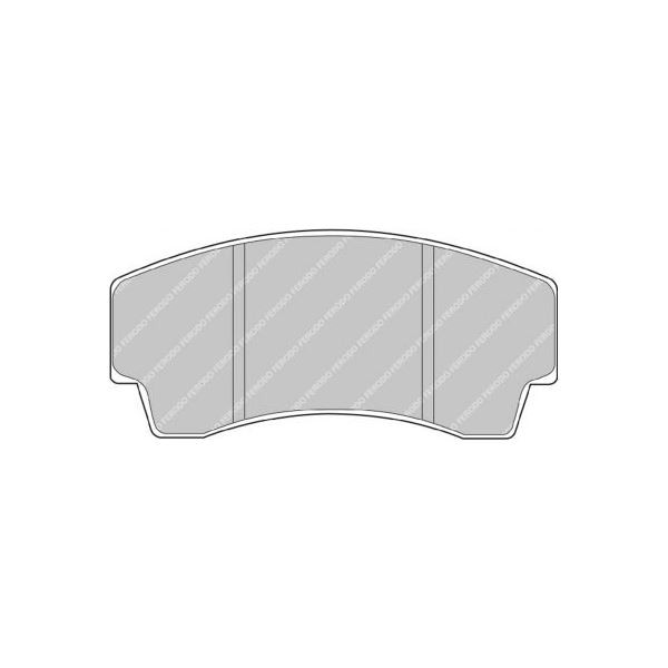 Plăcuțe de frână Ferodo DS2500 față pentru PEUGEOT 206 1.6 XS Coupe 01.02 - - F-RP219H - FRP219H - 3661768070512