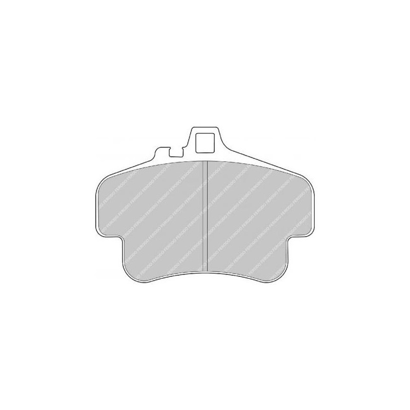 Ferodo DS2500 remblokken voor PORSCHE 911 3.4 Carrera 09.97 - 09.01 remklauw BREMBO - F-RP3051H - FRP3051H - 3661768070697