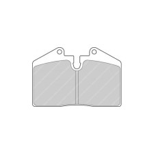 Ferodo DS3000 remblokken Alcon remklauw PNF4436X509 - F-RP3069R - FRP3069R - 3661768320440