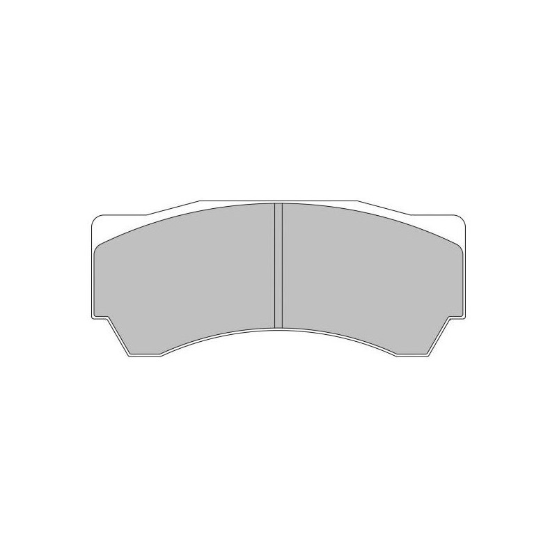 Ferodo DS3000 remblokken voor MITSUBISHI Lancer 2.0 Evo VIII - Alcon FQ400 03.04 - remklauw ALCON - F-RP3081R - FRP3081R - 3661768320433