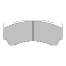 Ferodo DS3000 remblokken voor MITSUBISHI Lancer 2.0 Evo VIII - Alcon FQ400 03.04 - remklauw ALCON - F-RP3081R - FRP3081R - 3661768320433