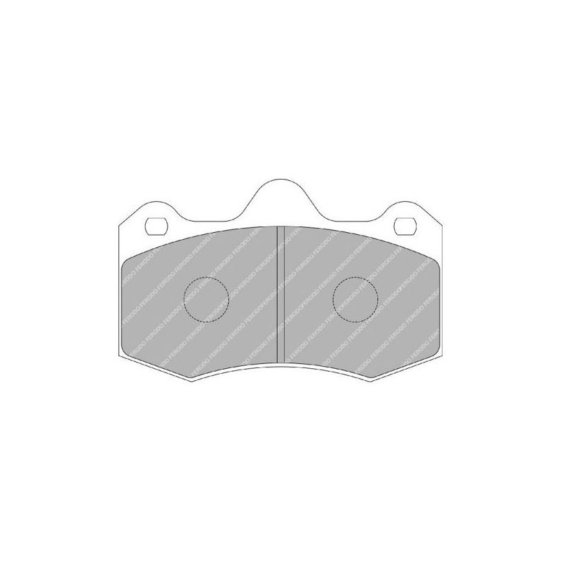 Ferodo DS2500 remblokken voor LOTUS Evora 3.5 05.09 - remklauw AP RACING - F-RP3083H - FRP3083H - 3661768324332