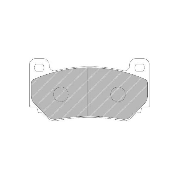 Ferodo DS2500 Brake Pads Galfer Caliper - F-RP3085 - FRP3085H - 3661768324370