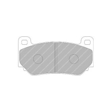 Ferodo DS3000 remblokken voorrem voor LOTUS EXIGE 1.8 Cup 240 04.06 - 06.12 remklauw AP RACING - F-RP3085R - FRP3085R - 3661768259658