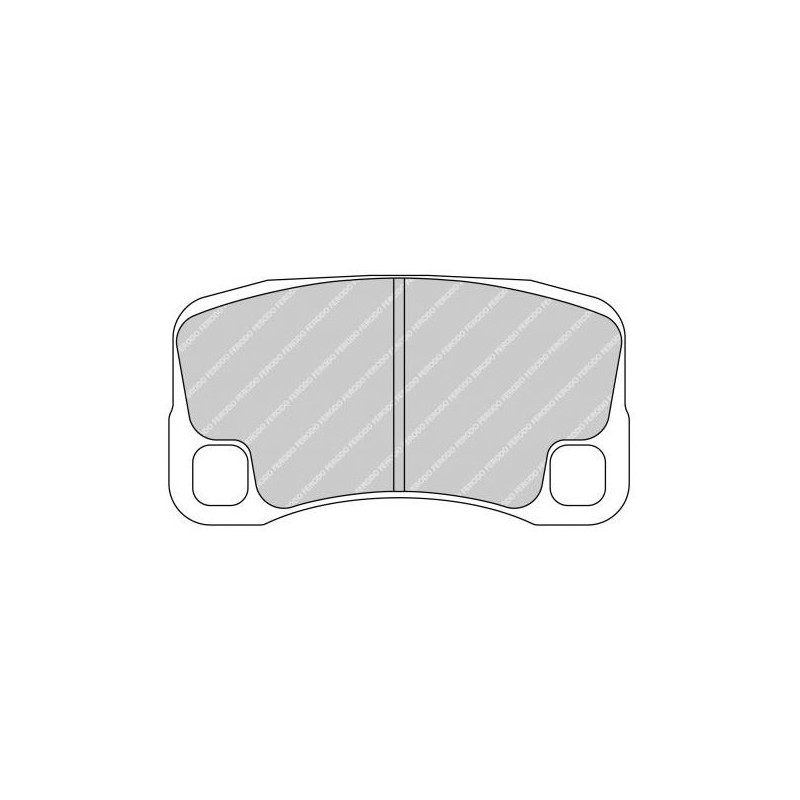 Ferodo DS2500 remblokken achter voor PORSCHE 911 3.6 GT2 09.07 - remklauw BREMBO - F-RP3095H - FRP3095H - 3661768322000