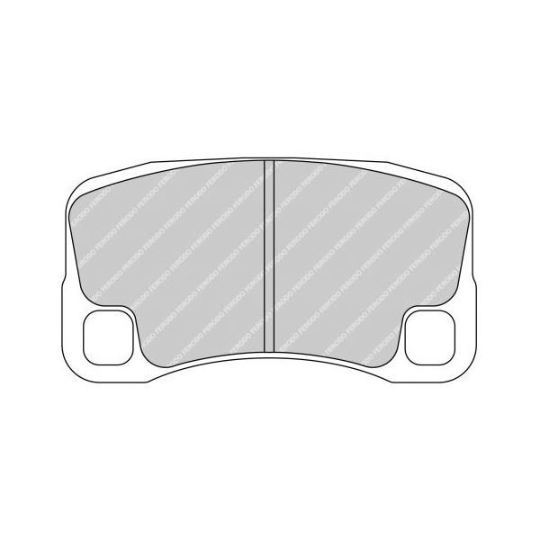 Pastiglie Freno Ferodo DS2500 Pinza ATE Porsche 997 - F-RP3095H - FRP3095H - 3661768322000