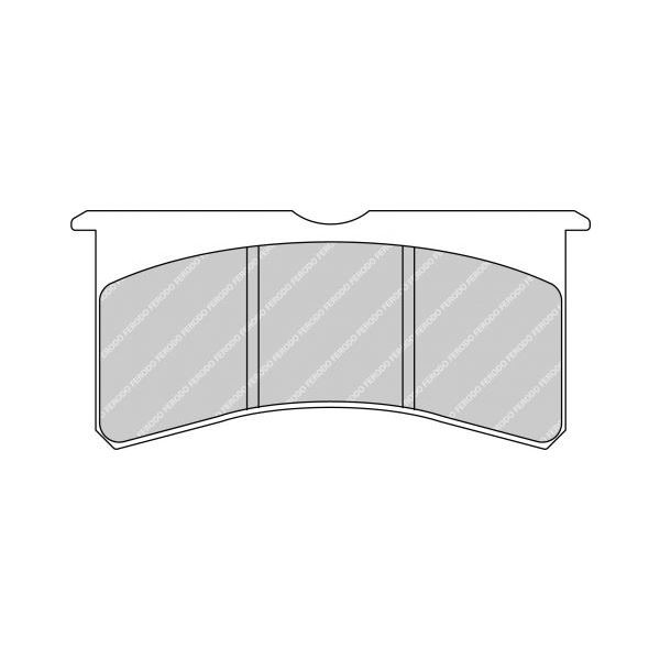 Ferodo DS3000 remblokken voor FORD Fiesta R2 (Gravel) 10.09 - remklauw AP RACING - F-RP3097R - FRP3097R - 3661768335482