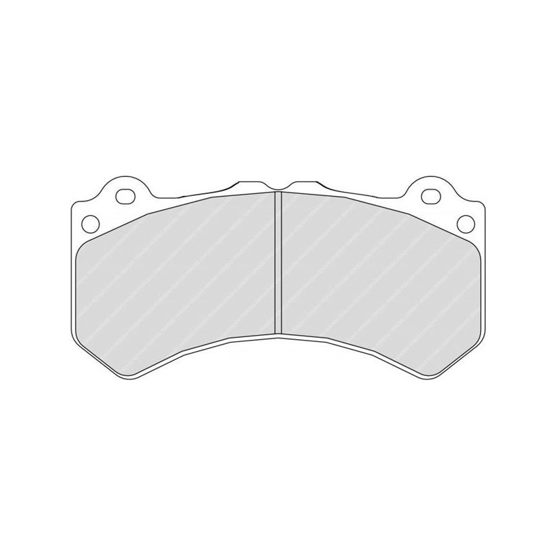 Ferodo DS2500 remblokken voor NISSAN Skyline GT-R (R35) 01.08 - remklauw BREMBO - F-RP3106H - FRP3106H - 3661768324431