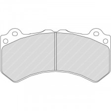 Plaquettes de frein Ferodo DS2500 avant pour NISSAN Skyline GT-R (R35) 01.08 -  étrier BREMBO
