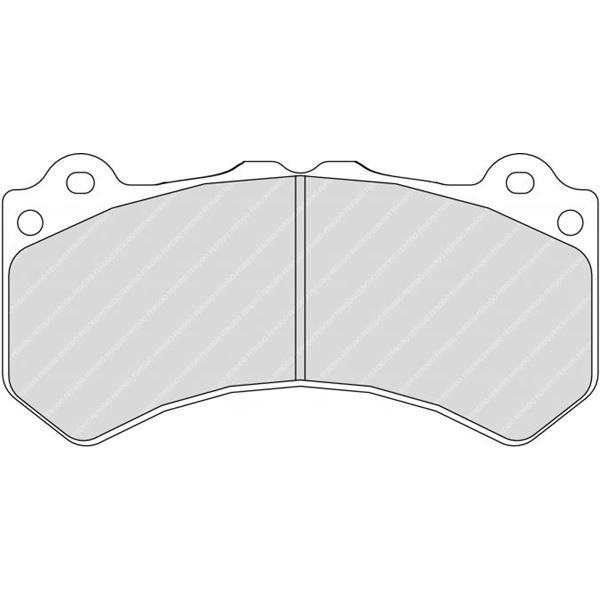 Ferodo DS2500 remblokken voor NISSAN Skyline GT-R (R35) 01.08 - remklauw BREMBO - F-RP3106H - FRP3106H - 3661768324431