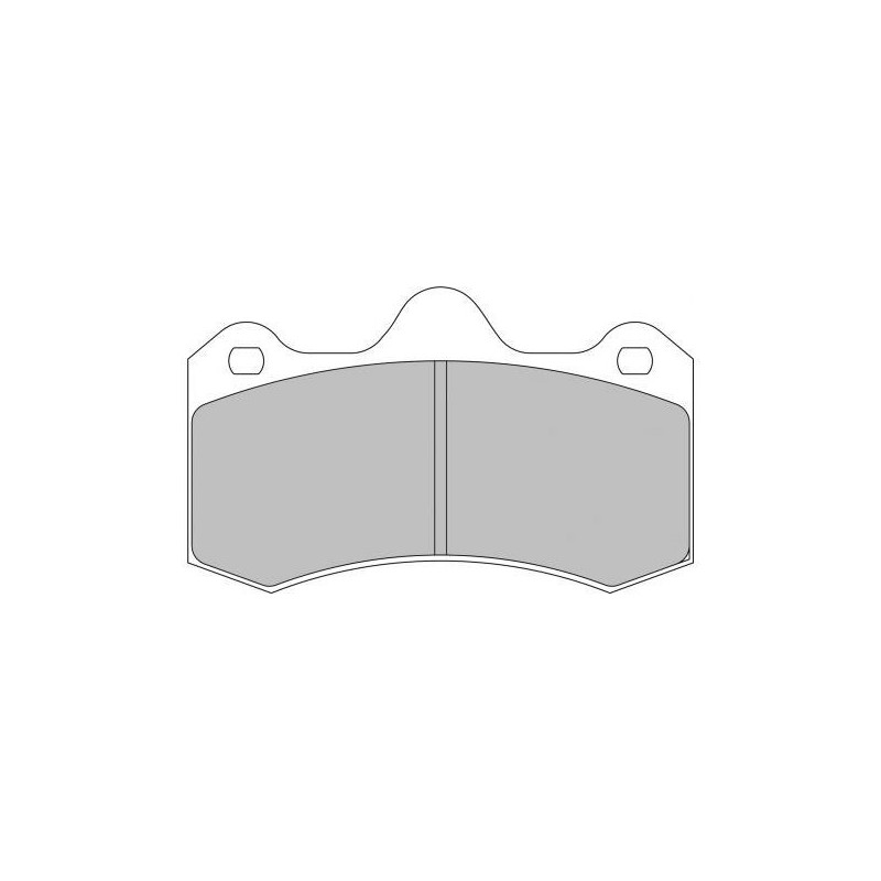 Ferodo DS3000 remblokken voor PEUGEOT 207 Rally R3 01.09 - remklauw AP RACING - F-RP3107R - FRP3107R - 3661768216750
