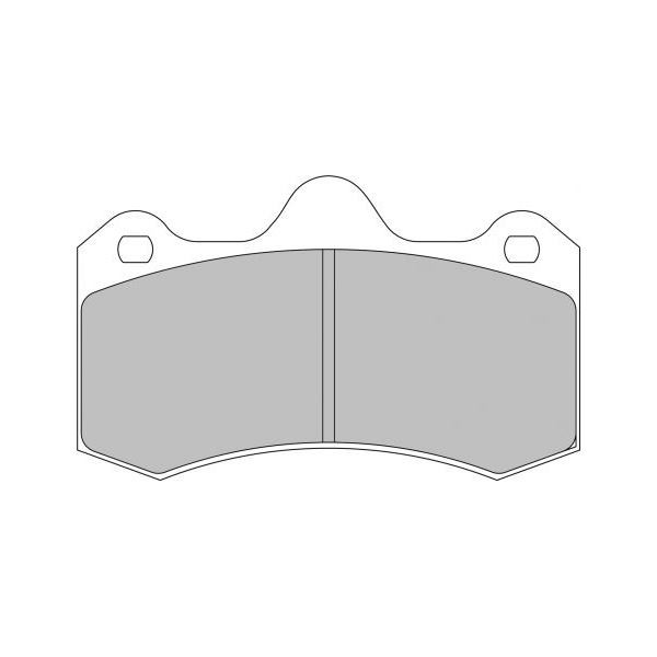 Pastiglie Freno Ferodo DS3000 Anteriore Peugeot 207 RC (Circuito) - F-RP3107R - FRP3107R - 3661768216750