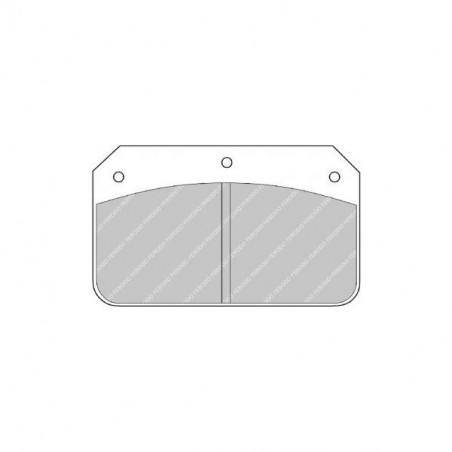 Plaquettes de Frein Ferodo DS2500 Wilwood Dynalite