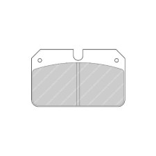 Ferodo DS3000 remblokken Wilwood Dynalite / Outlaw Bridgebolt remklauw - F-RP504R - FRP504R - 3661768070918