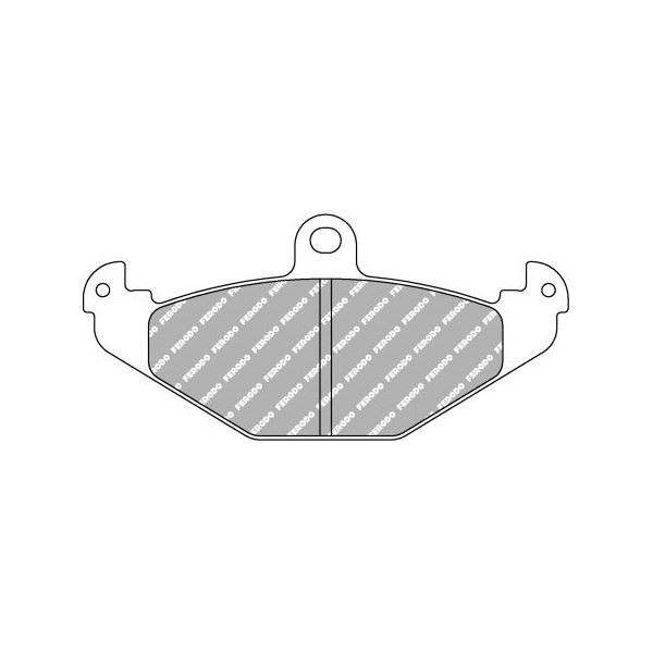Ferodo DS2500 remblokken achter voor LOTUS Elise 1.8 01.96 - remklauw BREMBO - F-CP1560H - FCP1560H - 3661768307977