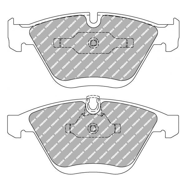 Ferodo DS2500 Front Brake Pads BMW E60 / E61 / E63 / E64 / E65 - F-CP1628H - FCP1628H - 3661768323748