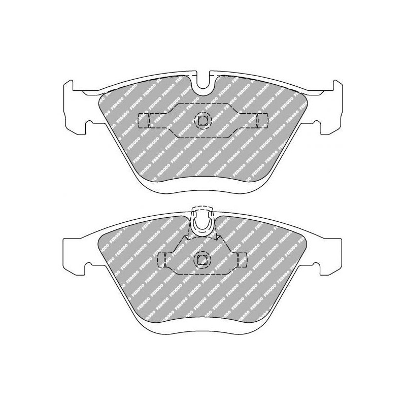 Pastiglie Freno Ferodo DS2500 Anteriore BMW E60 / E61 / E63 / E64 / E65 - F-CP1628R - FCP1628R - 3661768338773
