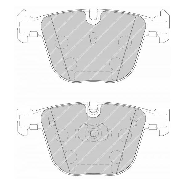 Plaquettes de Frein Ferodo DS2500 Arrière BMW E63 / E64 / E66 / M3 E92 - F-CP1672H - FCP1672H - 3661768323809