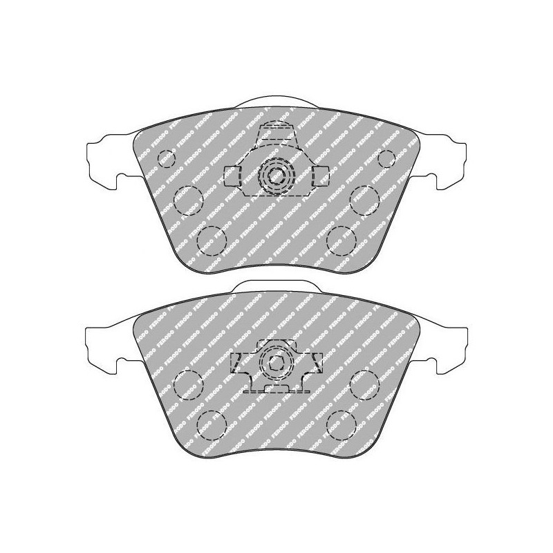Ferodo DS2500 remblokken voor FORD Focus 2.5 ST 10.05 - remklauw ATE - F-CP1706H - FCP1706H - 3661768323816