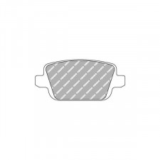 Plaquettes de frein Ferodo DS2500 arrière pour FORD Focus 2.5 RS 01.09 -  étrier LUCAS/TRW