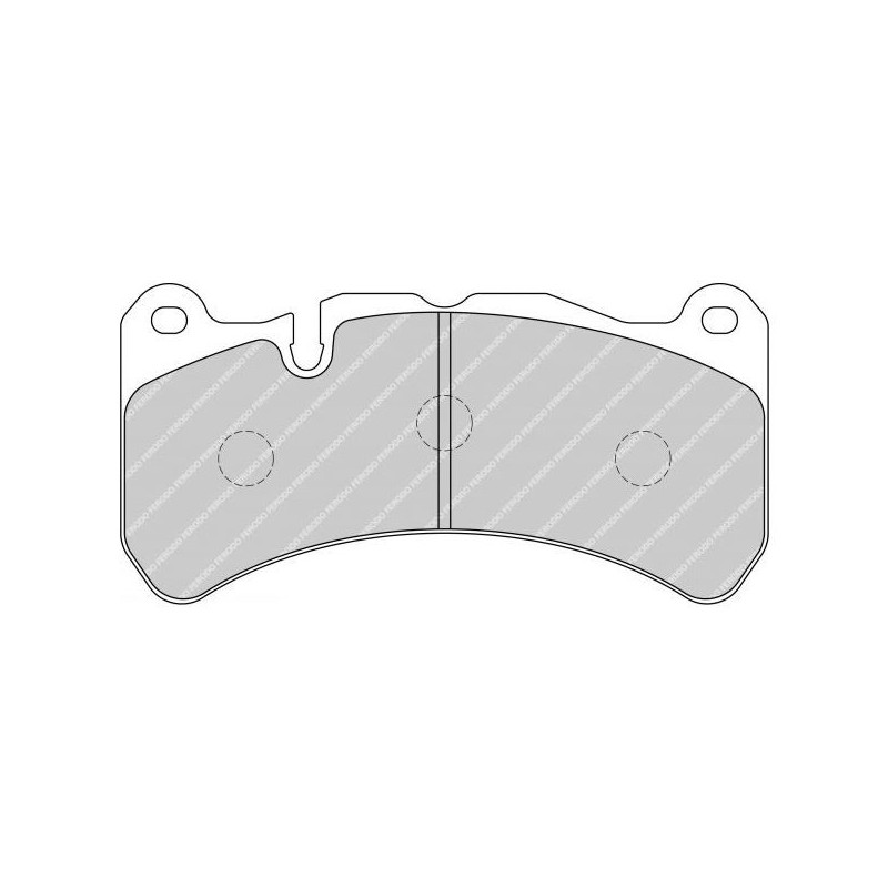 Ferodo DS2500 remblokken voor ALFA ROMEO GIULIA 2.9 Quadrifoglio 10.15 - remklauw BREMBO - F-RP3100H - FRP3100H - 3661768344828