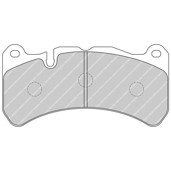Ferodo DS2500 Front Brake Pads Subaru Impreza STI Brembo 6 Pistons - F-RP3100H - FRP3100H - 3661768344828