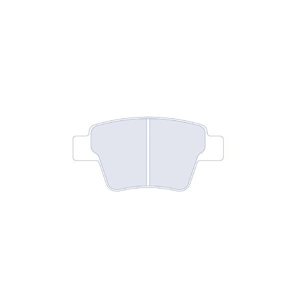 Plăcuțe de frână CL Brakes RC6 spate pentru Peugeot 207 RC - CL-4123-RC6 - 4123RC6 - 3661768440919