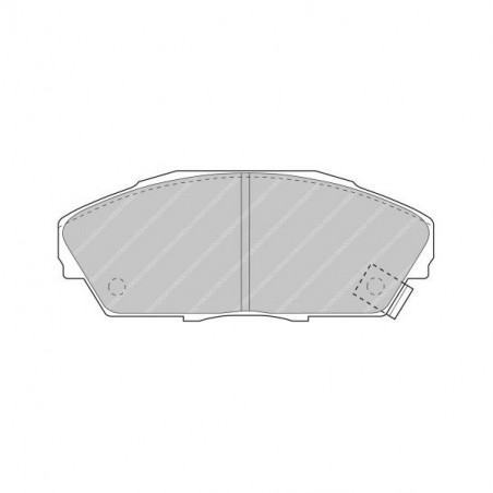 Pastiglie Freno Ferodo DS2500 Anteriore Honda Civic 1.6 Vtec