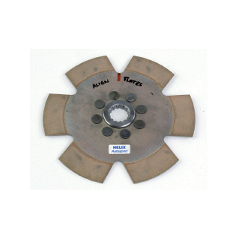 Helix star gesinterd metalen koppelingsplaat Mitsubishi Evo 7 diameter 240 25.4x23 - HE-78-4473 - 78-4473 - 3661768443422