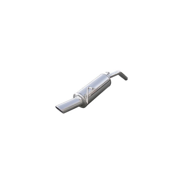 Inoxcar Stainless Steel Rear Exhaust Peugeot 207 1.6 HDi After 2006 110 1x120/80mm - IC-PE20706120 - PE207.06.120 - 3661768450895